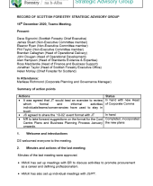 Scottish Forestry Strategic Advisory Group (SAG) minutes  - 16 December 2020